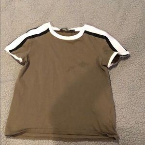 Green short sleeve shorts from pretty little thing